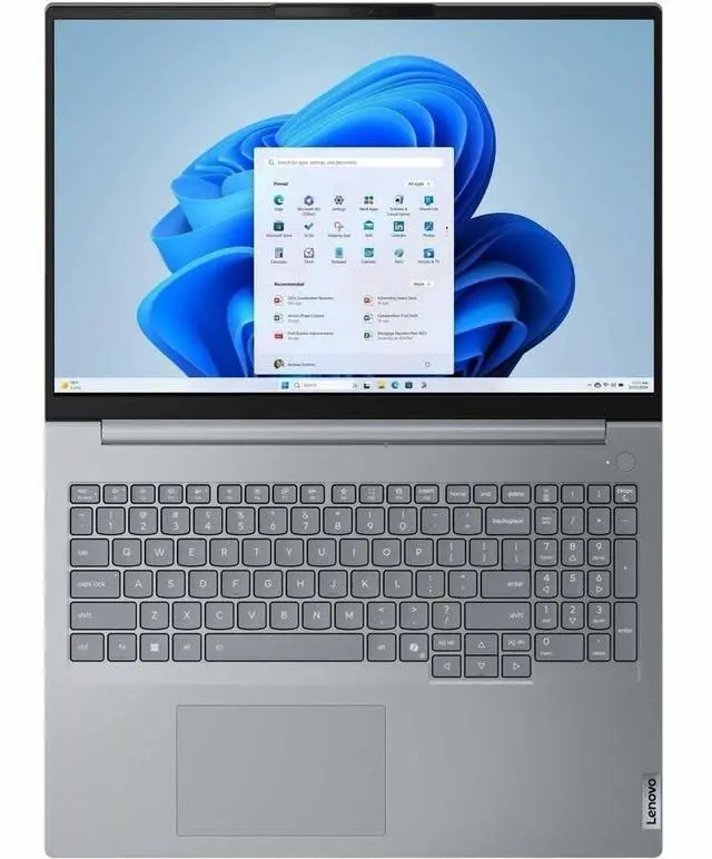 Alt view image 14 of 15 - Lenovo ThinkBook 16 G9 IRL 21US0002US 16" Touchscreen Notebook - Intel Core 5 210H (2.20 GHz) - 16 GB - 512 GB SSD - Windows 11 Pro - Webcam - Wi-Fi 6E - Arctic Gray