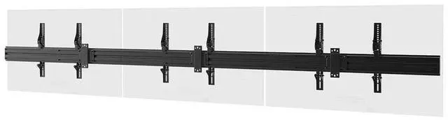 Alt view image 9 of 13 - Monoprice 3x1 Menu Board Wall Mount For Screens between 32in-65in, Max Weight 66lbs, VESA Patterns up to 600x400 - Commercial Series 39663