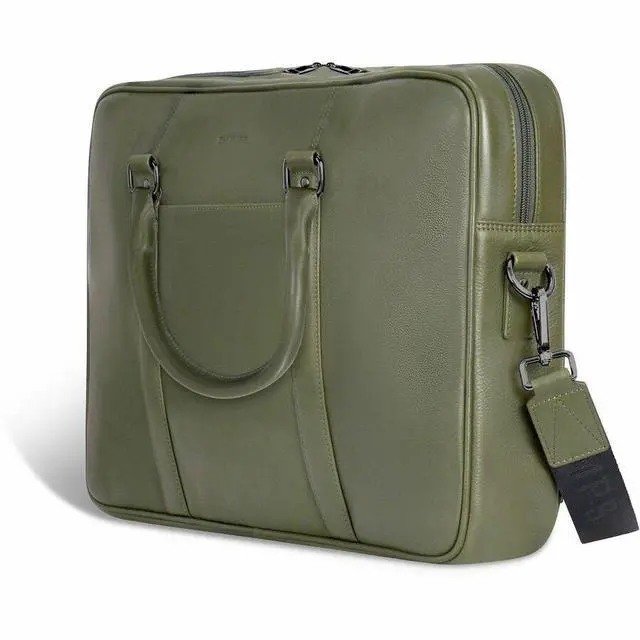 Alt view image 7 of 7 - Champs Onyx Carrying Case (Briefcase) for 11" to 15.6" Notebook Khaki OB-411-KHAKI