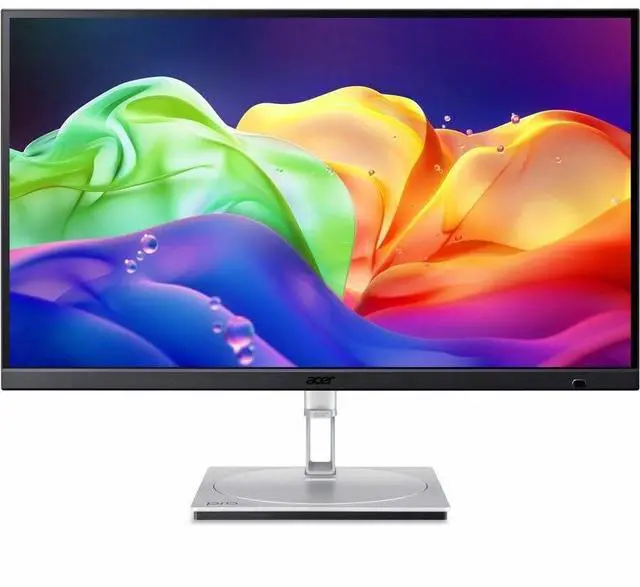 Alt view image 2 of 7 - Acer PE270K L1 27" 4K UHD IPS Creator Monitor, HDR10, Factory Calibrated, 100% sRGB, USB-C Connectivity, Height Adjustable Stand, Silver
