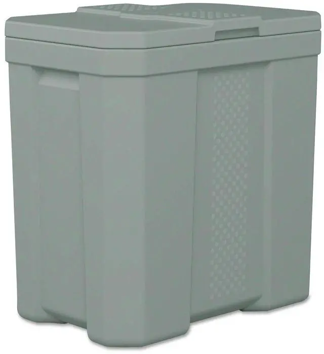 Main image of Salt Box 28 gal 23.75 x 15.75 x 23.75. Dove Gray BMBX300D