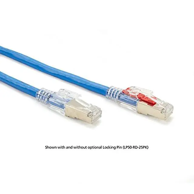 Alt view image 2 of 4 - Black Box C6APC80S-BL-15 Black Box GigaTrue 3 Cat.6a UTP Patch Network Cable - Category 6a for Network Device - Patch Cable - 10 ft - 1 x RJ-45 Male Network - 1 x RJ-45 Male Network - Shielding - Blue