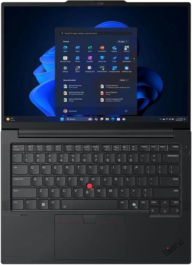 Alt view image 14 of 15 - Lenovo ThinkPad E14 Gen 7 Intel Laptop, 14" IPS 60Hz,Intel Core 7 240H,16GB, Graphics, 512GB SSD,Win 11 Pro