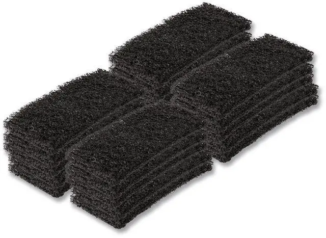Main image of Octopus Heavy Duty Cleaning Pad 6 x 9 Black 5 Pads/Bag 4 Bags/Carton 541040