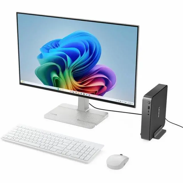 Alt view image 17 of 20 - Lenovo IdeaCentre Mini 01Q8X10 91B60000UT Desktop Computer - Qualcomm Snapdragon X Plus X1P-64-100 - 32 GB - 512 GB SSD - Windows 11 Home - Qualcomm Adreno GPU - WI-Fi 7 - 150W