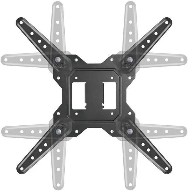 Alt view image 16 of 20 - Manhattan Full Motion TV Wall Mount - Articulating Arm for 23-55 TVs, Space-Saving Design, +90° Swivel & Cable Management, Durable Steel - 462624