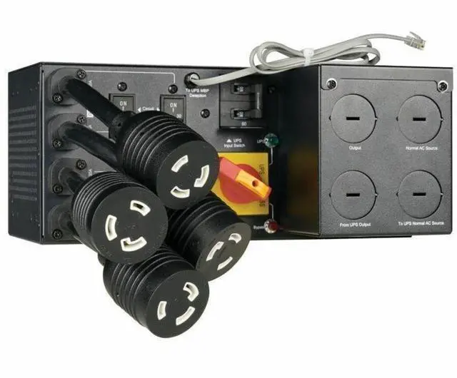 Alt view image 8 of 8 - Eaton 9PX G2 Maintenance Bypass for Select 8kVA to 11kVA 9PX UPS Systems, Hardwired Input/Output, 4 L6-30R Outlets, 0U Rack/Tower/Wall - 4 x NEMA L6-30R - 11 kW/11 kW