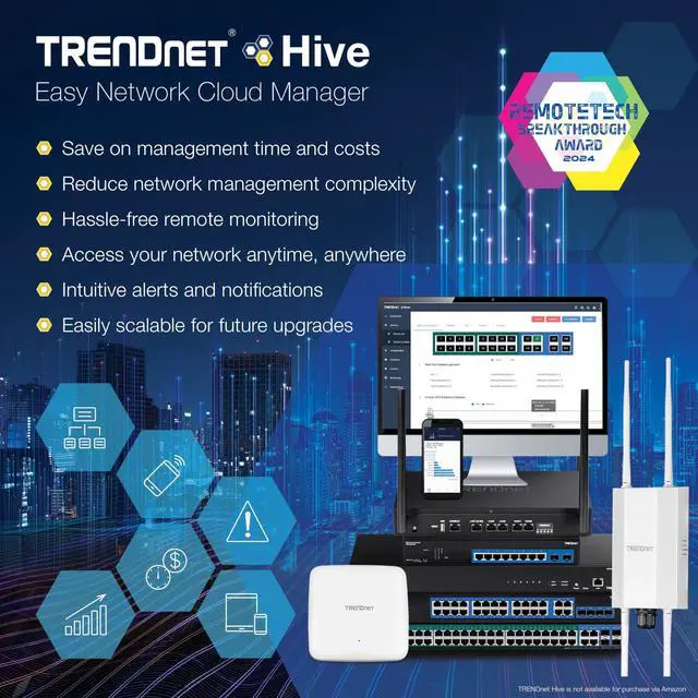 Alt view image 2 of 7 - TRENDnet 20-Port Gigabit Web Smart 370W PoE+ Switch; TPE-1620WSF; 16 Gigabit PoE+ Ports; 4 Shared Gigabit PortsRJ-45 or SFP; 370W PoE Budget;Managed PoE+ Ethernet Network Switch; Lifetime Protection