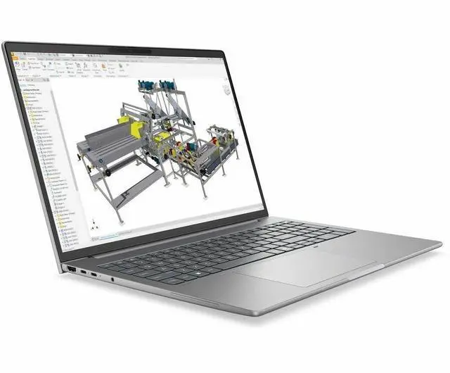 Alt view image 10 of 12 - HP ZBook 8 G2a 16" Copilot+ PC Mobile Workstation - WUXGA - 60 Hz - AMD Ryzen AI 5 PRO Ryzen AI PRO 400 Series 435 - 16 GB - 512 GB SSD - Meteor Silver - AMD Chip - 1920 x 1200 - Windows 11 Pro -