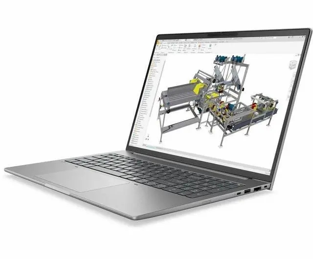 Alt view image 11 of 12 - HP ZBook 8 G2a 16" Copilot+ PC Mobile Workstation - WUXGA - 60 Hz - AMD Ryzen AI 5 PRO Ryzen AI PRO 400 Series 435 - 16 GB - 512 GB SSD - Meteor Silver - AMD Chip - 1920 x 1200 - Windows 11 Pro -