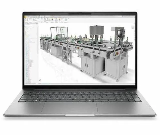 Alt view image 7 of 13 - HP ZBook 8 G2i 16" Copilot+ PC Mobile Workstation - Intel Core Ultra 7 356H - 16 GB - 512 GB SSD - Windows 11 Pro - NVIDIA RTX PRO 500 6GB - Webcam - Wi-Fi 7 - DK2L6UT#ABA
