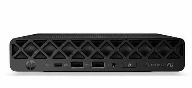 Alt view image 8 of 14 - HP EliteDesk 8 G2i Desktop Computer - Intel Core Ultra 5 Series 3 336H - 32 GB - 512 GB PCI Express NVMe 5.0 SSD - Mini PC - Jack Black - Intel Chip - Windows 11 Pro - Intel DDR5 SDRAM - English Keybo
