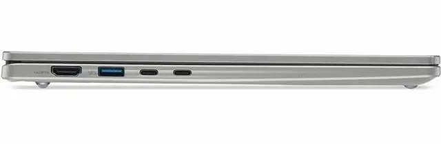 Alt view image 3 of 7 - Acer TravelMate P4 14 AI TMP414-56-79JC 14" Clamshell Copilot+ PC Notebook - Intel Core Ultra 7 355 - 16 GB - 512 GB SSD - Windows 11 Pro - Webcam - Wi-Fi 7 - NX.BS8AA.002