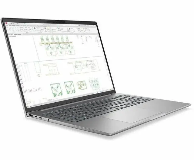 Alt view image 11 of 14 - HP ZBook 8 G2i 16" Copilot+ PC Mobile Workstation - Intel Core Ultra 7 366H - 16 GB - 512 GB SSD - Windows 11 Pro - Webcam - Wi-Fi 7 - DK2H2UT#ABA