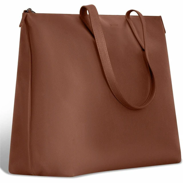 Alt view image 6 of 6 - Champs Onyx Carrying Case (Tote) for 11" to 15.6" Notebook Brown OB-413-BROWN