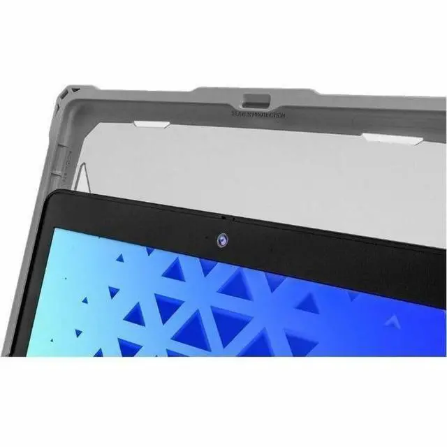 Alt view image 2 of 5 - MAXCases Extreme Shell-F3 Slide Chromebook Case for Lenovo 100e G5 Chromebook 11.6" Gray/Clear LNESF31EG5GRY