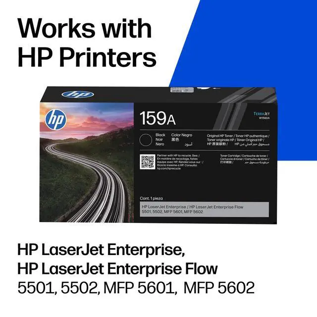 Alt view image 2 of 7 - HP 159A BLACK ORIGINAL LASERJET TONER CARTRIDGE