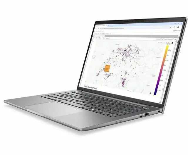 Alt view image 11 of 12 - HP ZBook 8 G2i 14" Copilot+ PC Mobile Workstation - Intel Core Ultra 5 335 - 16 GB - 512 GB SSD - Windows 11 Pro - Webcam - Wi-Fi 7 - DK3G4UT#ABA