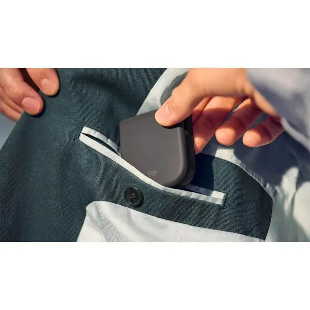 Alt view image 2 of 5 - Logitech 910007601 Mobi Fold Ultra-Portable Wireless Mouse - Graphite