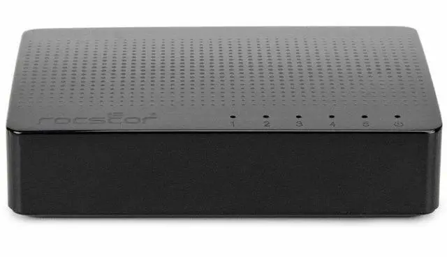 Main image of Rocstor JetConnect JC5 5-Port Gigabit Desktop / Wallmount Unmanaged Network Switch