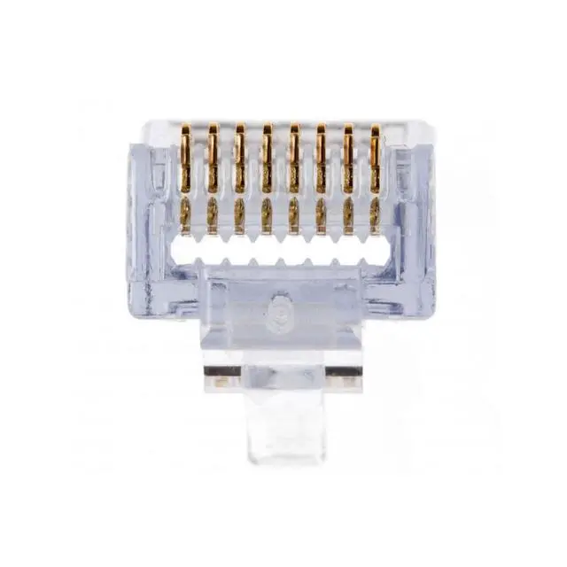 Alt view image 8 of 9 - Platinum Tools 100010C EZ-RJ45 Cat 6+ Connectors, Clamshell, 50-Pieces