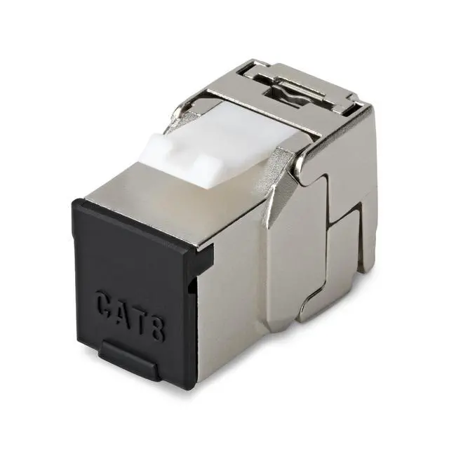 Alt view image 5 of 7 - 6-PACK OF SHIELDED CAT8 RJ45 STP KEYSTONE JACKS IS IDEAL FOR PATCH PANELS AND WA