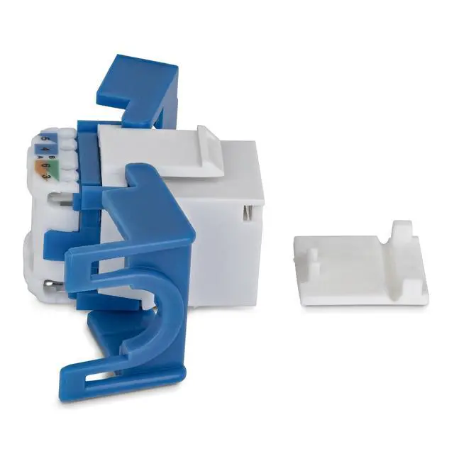 Alt view image 2 of 6 - 24-PACK OF CAT6 RJ45 UTP KEYSTONE JACKS IS IDEAL FOR PATCH PANELS AND WALL PLATE