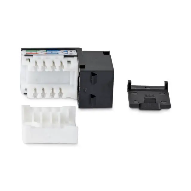 Alt view image 4 of 5 - 24-PACK OF CAT6/CAT5E RJ45 UTP KEYSTONE JACKS IS IDEAL FOR IN-WALL CABLE DROPS/W