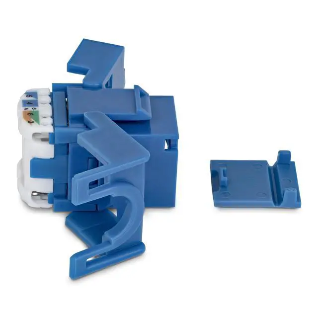 Alt view image 2 of 5 - 24-PACK OF CAT6 RJ45 UTP KEYSTONE JACKS IS IDEAL FOR PATCH PANELS AND WALL PLATE
