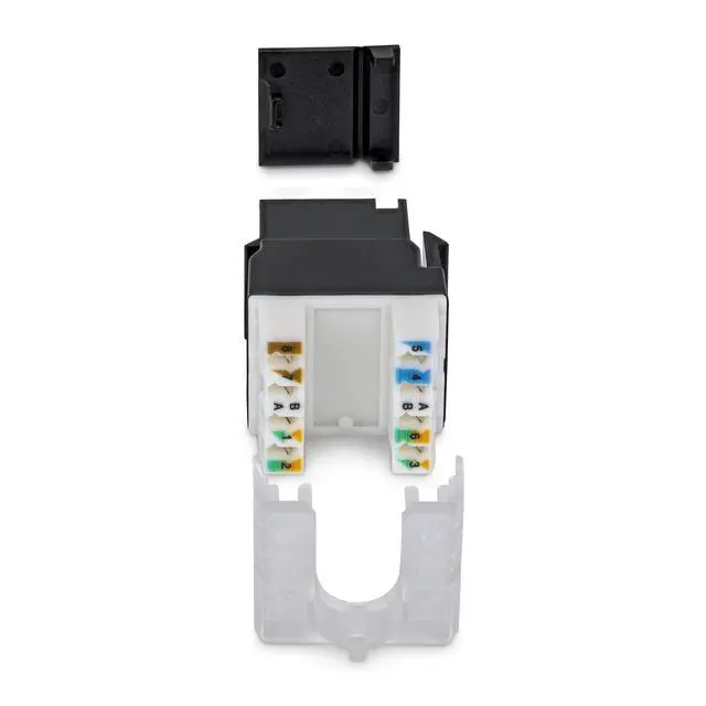Alt view image 2 of 5 - 24-PACK OF CAT6/CAT5E RJ45 UTP KEYSTONE JACKS IS IDEAL FOR PATCH PANELS AND WALL