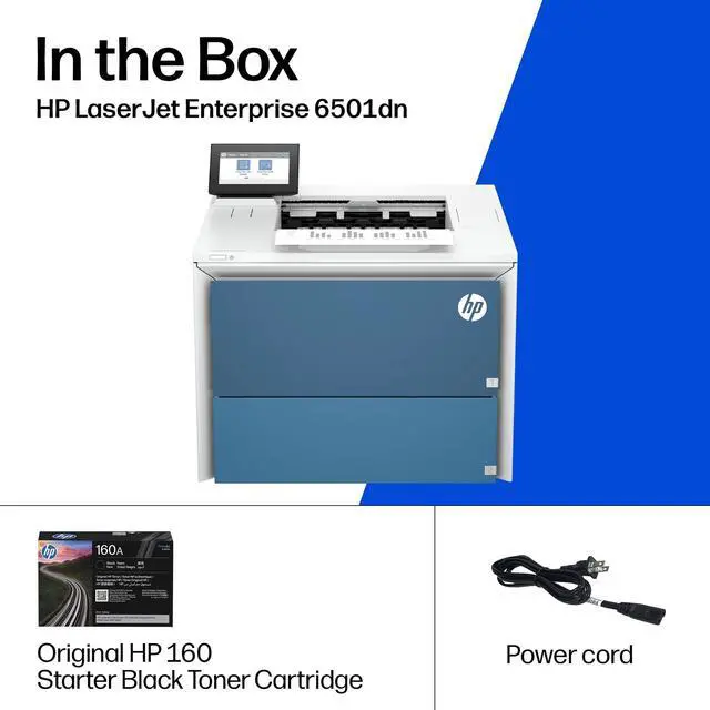 Alt view image 4 of 7 - HP PRINTER MONO SF LASERJET ENTERPRISE 6501DN