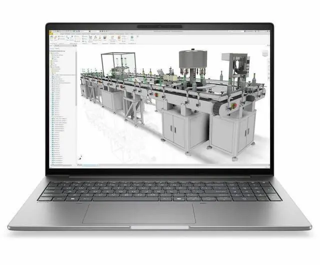 Alt view image 11 of 14 - HP ZBook 8 G2i 16" Copilot+ PC Mobile Workstation - Intel Core Ultra 7 366H - 64 GB - 1 TB SSD - Windows 11 Pro - NVIDIA RTX PRO 500 6GB - Webcam - Wi-Fi 7 - DK2J6UT#ABA