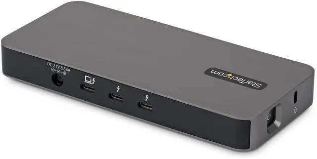 Alt view image 4 of 7 - StarTech 4-Port Thunderbolt 5 Hub with Thunderbolt Share KVM 80 / 120Gbps 8K Multi-Display 140W PD USB-A 10Gbps TB4 & USB4
