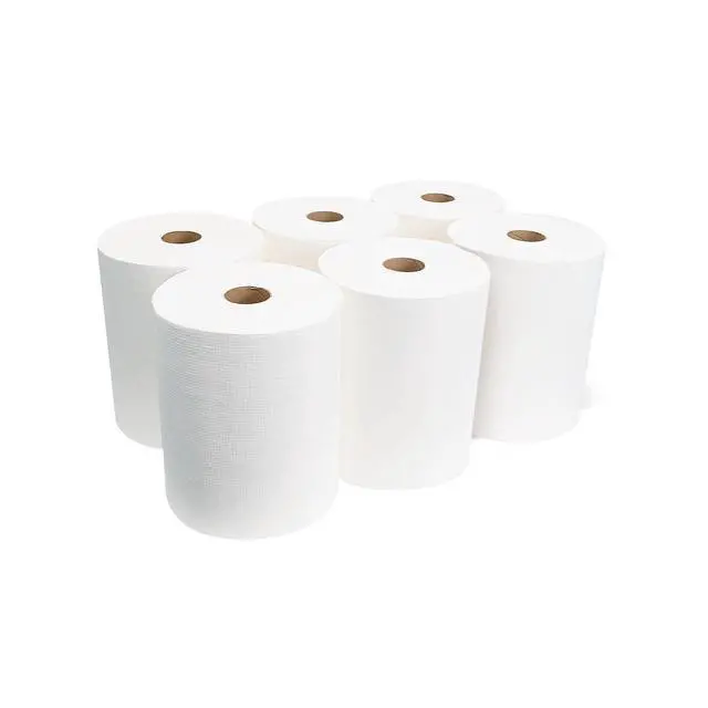 Alt view image 6 of 6 - 10 Inch TAD Roll Towels 1-Ply 10" x 700 ft White 6 Rolls/Carton VT8010
