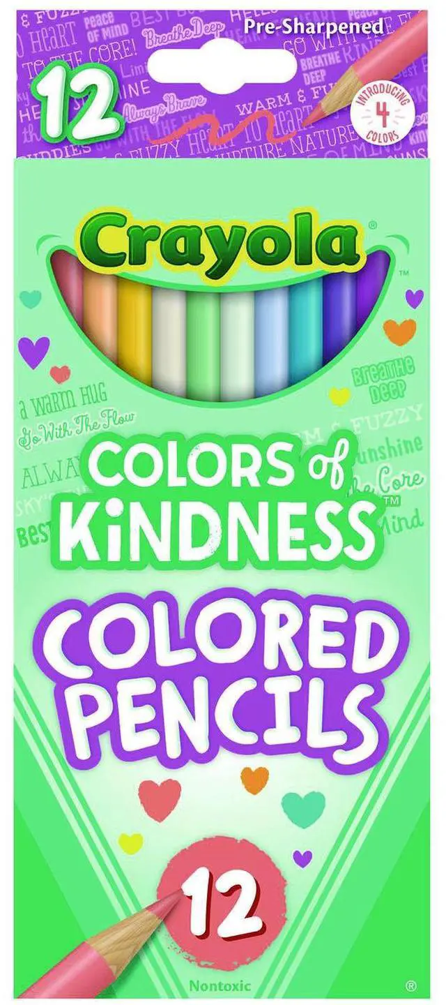 Main image of Colors of Kindness Colored Pencils Assorted Lead and Barrel Colors 12/Box 682114