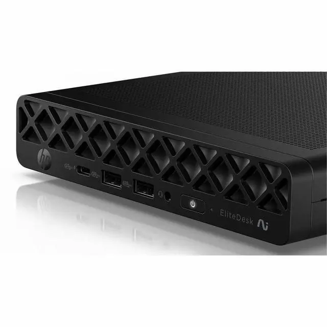 Alt view image 12 of 14 - HP EliteDesk 8 G2i Desktop Computer - Intel Core Ultra 5 Series 3 325 - 16 GB - 256 GB PCI Express NVMe SSD - Mini PC - Jack Black - Intel Chip - Windows 11 Pro - Intel DDR5 SDRAM - English Keyboard -