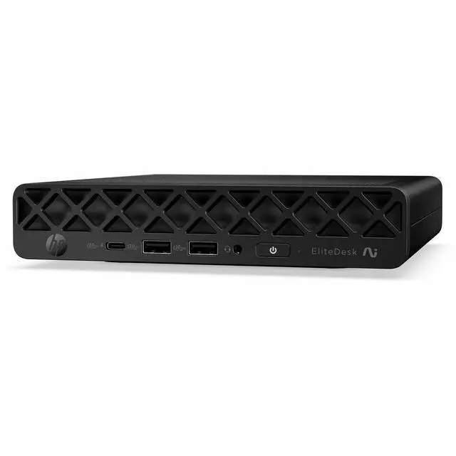 Alt view image 15 of 15 - HP EliteDesk 8 G2i Desktop Computer - Intel Core Ultra 5 Series 3 336H - 16 GB - PCI Express NVMe SSD - Mini PC - Jack Black - Intel Chip - Windows 11 Pro - Intel DDR5 SDRAM - English Keyboard - Wi-Fi