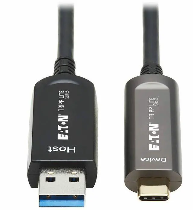 Main image of Tripp Lite 15m USB-A to USB-C AOC Cable M/M USB 3.2 Gen 2 Black U428F15MD321