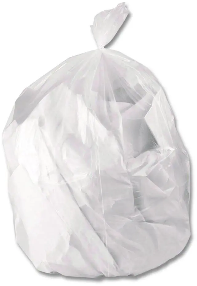 Main image of Linear Low-Density Can Liners 33 gal 0.65 mil 33 x 39 Clear Roll 250/Carton H6639HCR01
