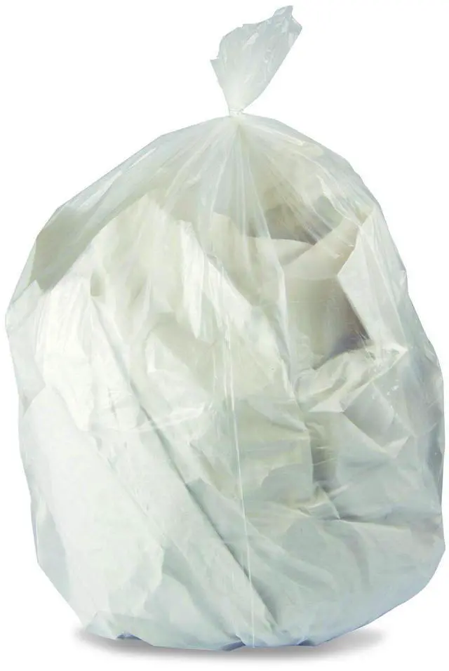 Main image of Linear Low-Density Can Liners with Dual-Dispense Box 55 gal 1.3 mil 40" x 53" Clear 100/Carton H8053PCRAC