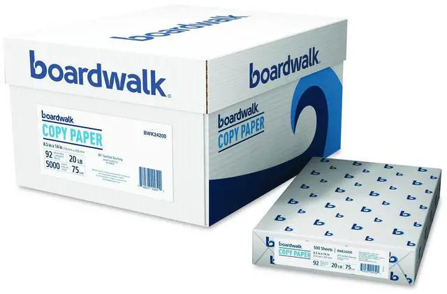 Main image of Legal Size Copy Paper 92 Bright 20 lb Bond Weight 8.5 x 14 White 500 Sheets/Ream 10 Reams/Carton 24200