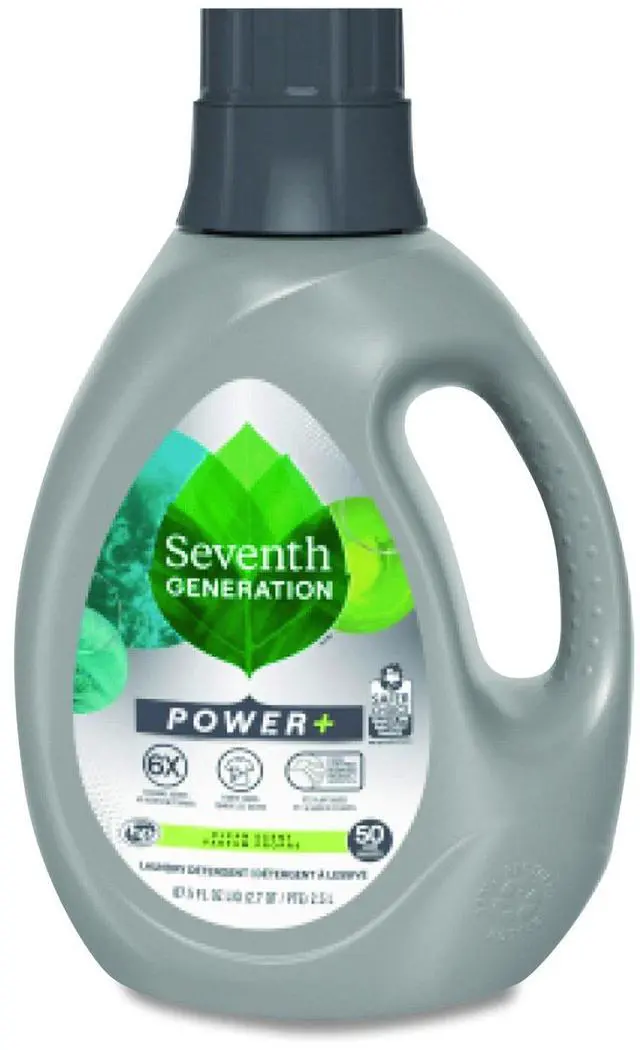 Main image of Power Plus Laundry Detergent Fresh Scent 87.5 oz Bottle 4/Carton 10732913450708