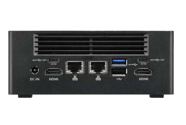 Alt view image 3 of 5 - SHUTTLE NANO NT10H7 BAREBONE PC INTEL ULTRA 7 155H NO RAM/SSD/OS