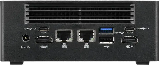 Alt view image 3 of 5 - SHUTTLE NANO NA10H7 BAREBONE PC AMD RYZEN 7 8845HS NO RAM/SSD/OS