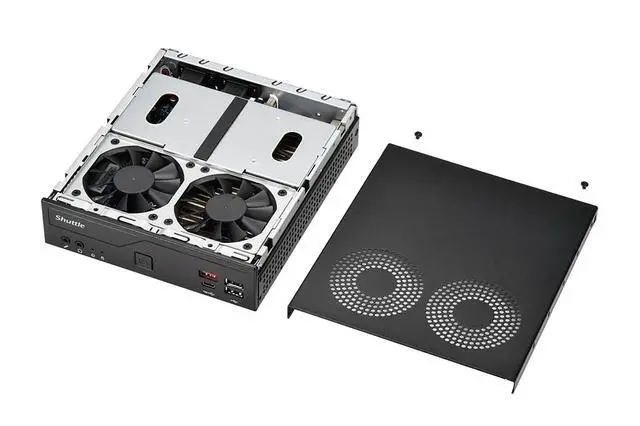 Alt view image 3 of 4 - SHUTTLE SLIM DH810 BAREBONE PC H810 CHIPSET NO CPU/RAM/HDD/SSD/OS