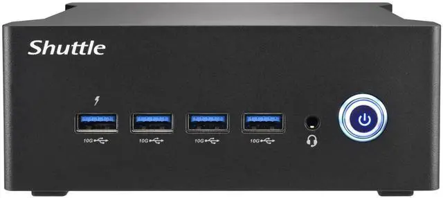 Alt view image 5 of 5 - SHUTTLE NANO NA10H7 BAREBONE PC AMD RYZEN 7 8845HS NO RAM/SSD/OS