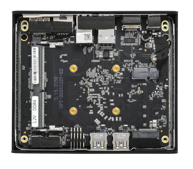 Alt view image 4 of 5 - SHUTTLE NANO NE10N BAREBONE PC INTEL N100 CPU NO RAM/HDD/SSD/OS