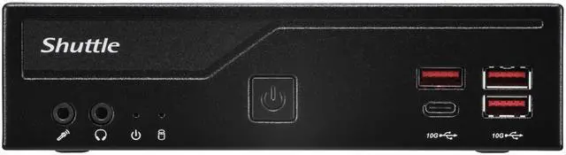 Main image of SHUTTLE SLIM DB860 BAREBONE PC B860 CHIPSET NO CPU/RAM/HDD/SSD/OS