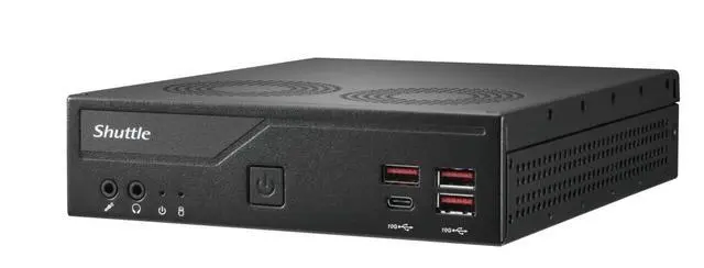Alt view image 3 of 3 - SHUTTLE SLIM DB860 BAREBONE PC B860 CHIPSET NO CPU/RAM/HDD/SSD/OS