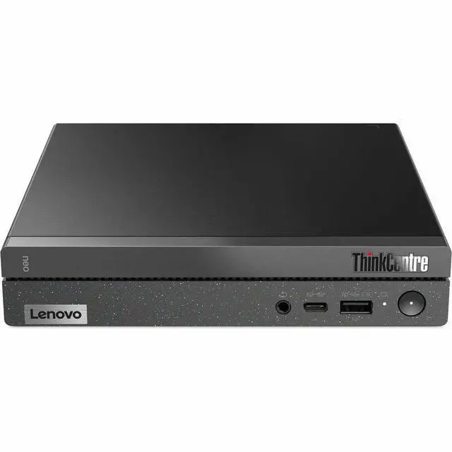 Alt view image 9 of 9 - Lenovo ThinkCentre neo 50q Gen 4 12M2002GUS Tiny Thin Client Celeron 7305 Penta-core (5 Core) 1.10 GHz - Black - Intel Chip - 16 GB RAM DDR4 SDRAM - DDR4-3200/PC4-25600 - 256 GB SSD - Gigabit Ethernet